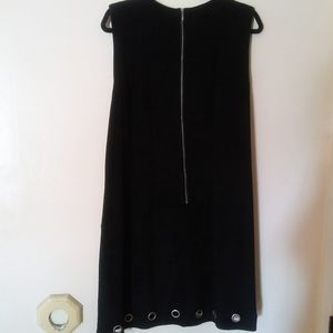 Allison Andrews black sleeveless dress